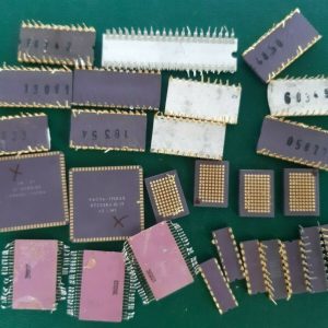 IC CHIP IC`S VINTAGE CERAMIC CPU FOR GOLD SCRAP RECOVERY