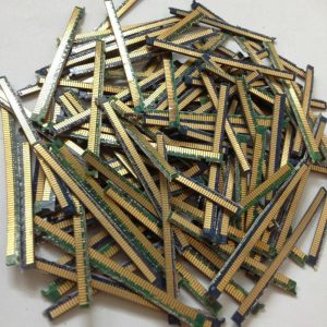 Trimmed Gold RAM Fingers For Gold Recovery